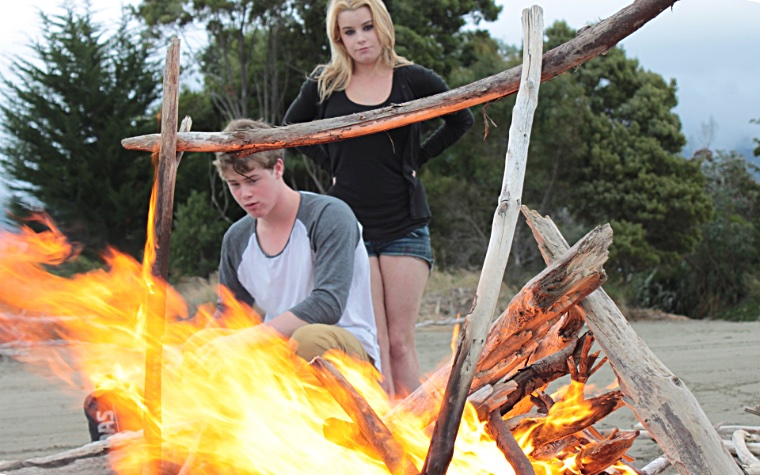 Beach Bonfire